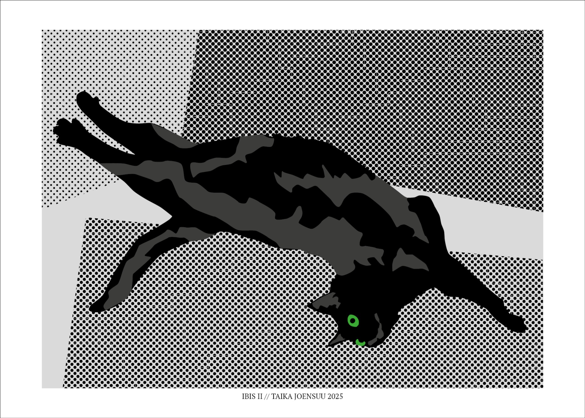 Ibis II.  Digitaalinen PDF-juliste 50x70 cm – ei fyysistä tuotetta, toimitetaan sähköpostitse maksun jälkeen.
