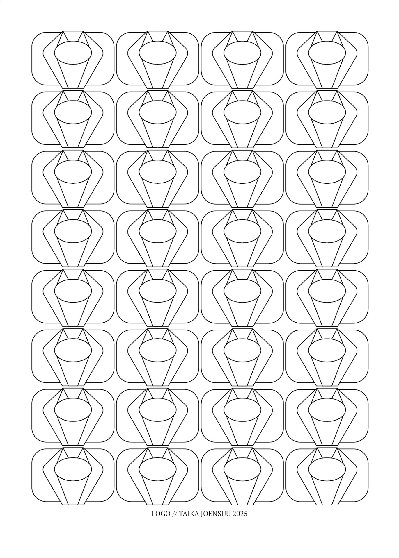 Logo.  Digitaalinen PDF-juliste 50x70 cm – ei fyysistä tuotetta, toimitetaan sähköpostitse maksun jälkeen.