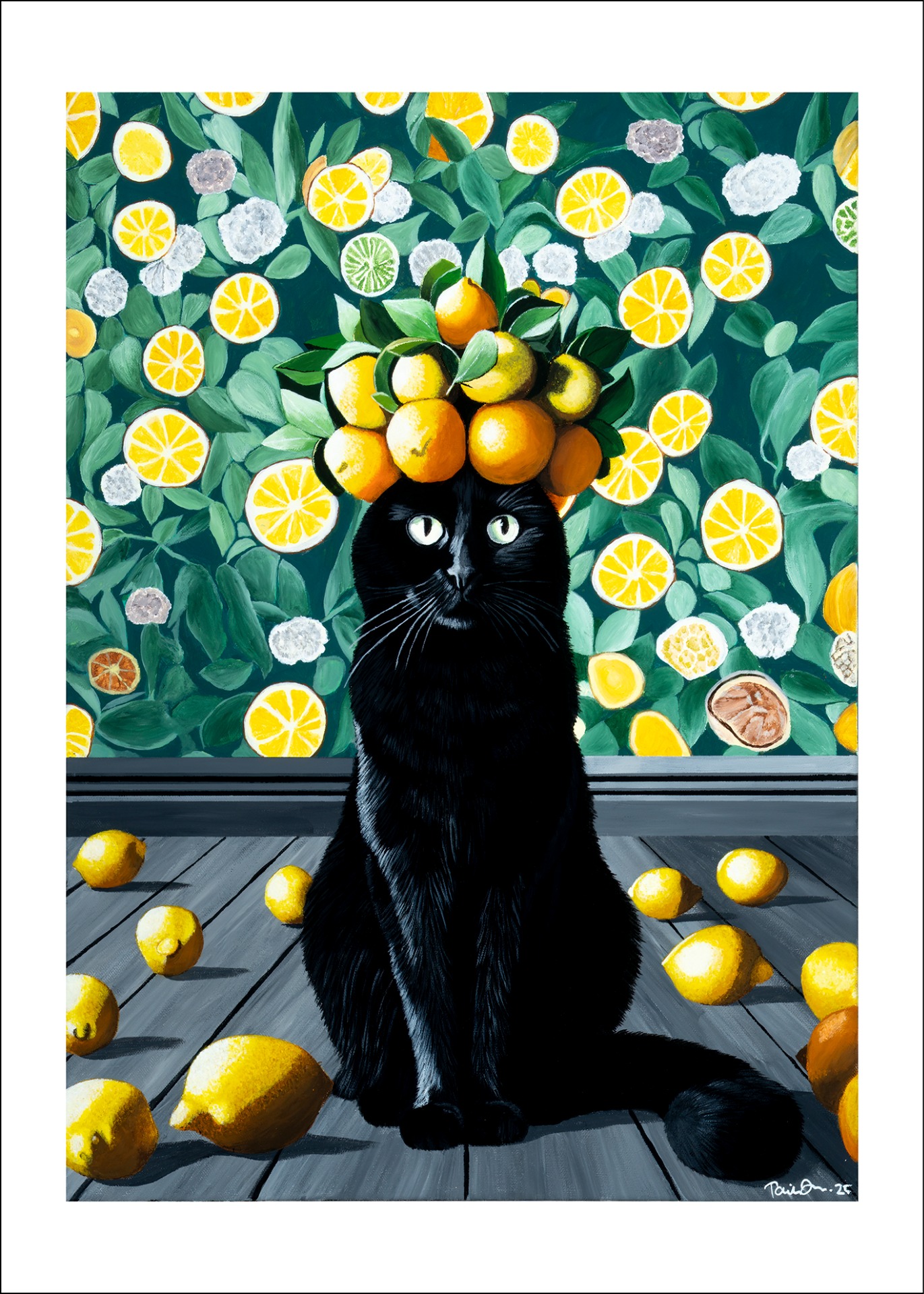 Imagiarium-juliste Frida 50x70cm. Valkoinen reunus helpottaa kehystämistä.