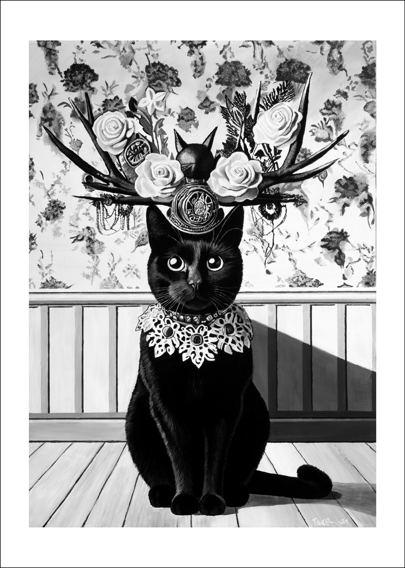 Imagiarium-juliste Iiris 50x70cm. Valkoinen reunus helpottaa kehystämistä.