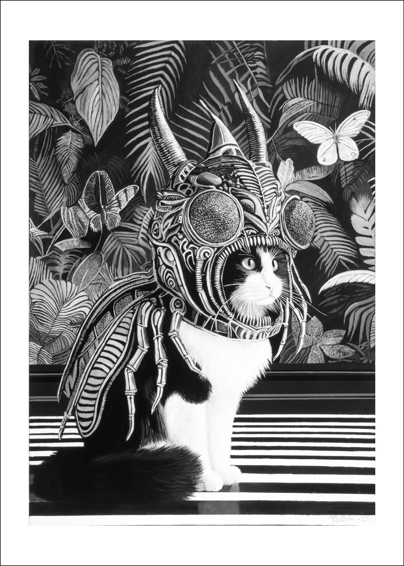 Imagiarium-juliste Ingrid 50x70cm. Valkoinen reunus helpottaa kehystämistä.