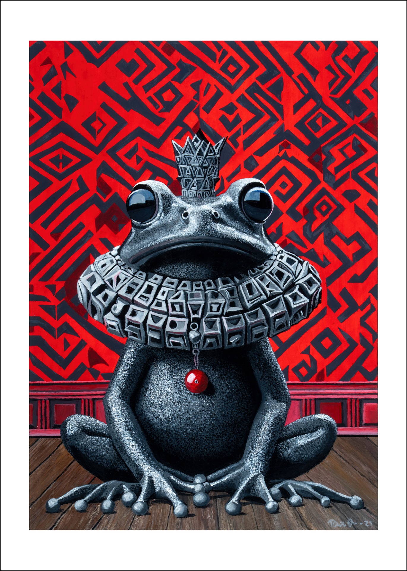 Imagiarium-juliste Marko 50x70cm. Valkoinen reunus helpottaa kehystämistä.