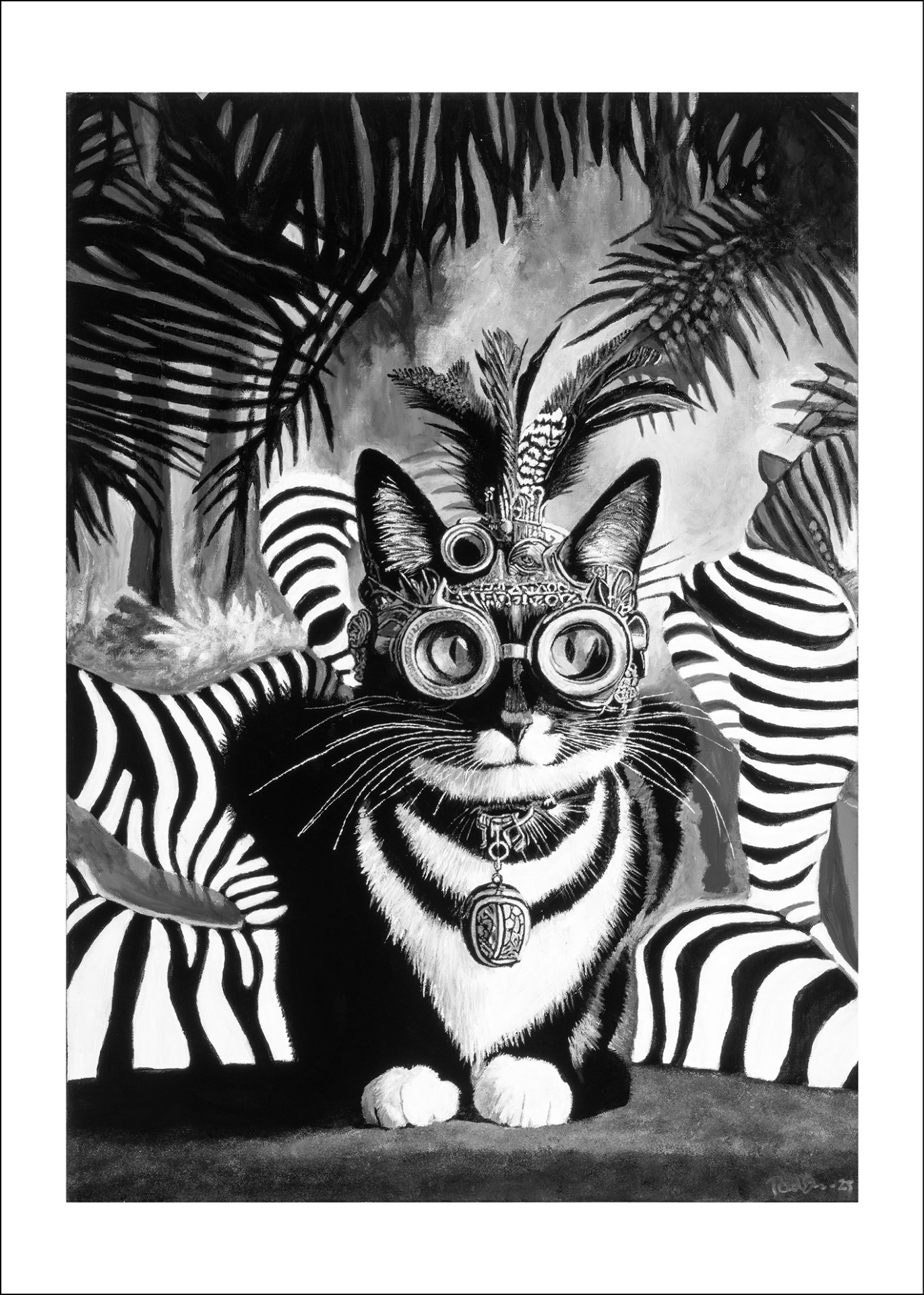 Imagiarium-juliste Silja 50x70cm. Valkoinen reunus helpottaa kehystämistä.