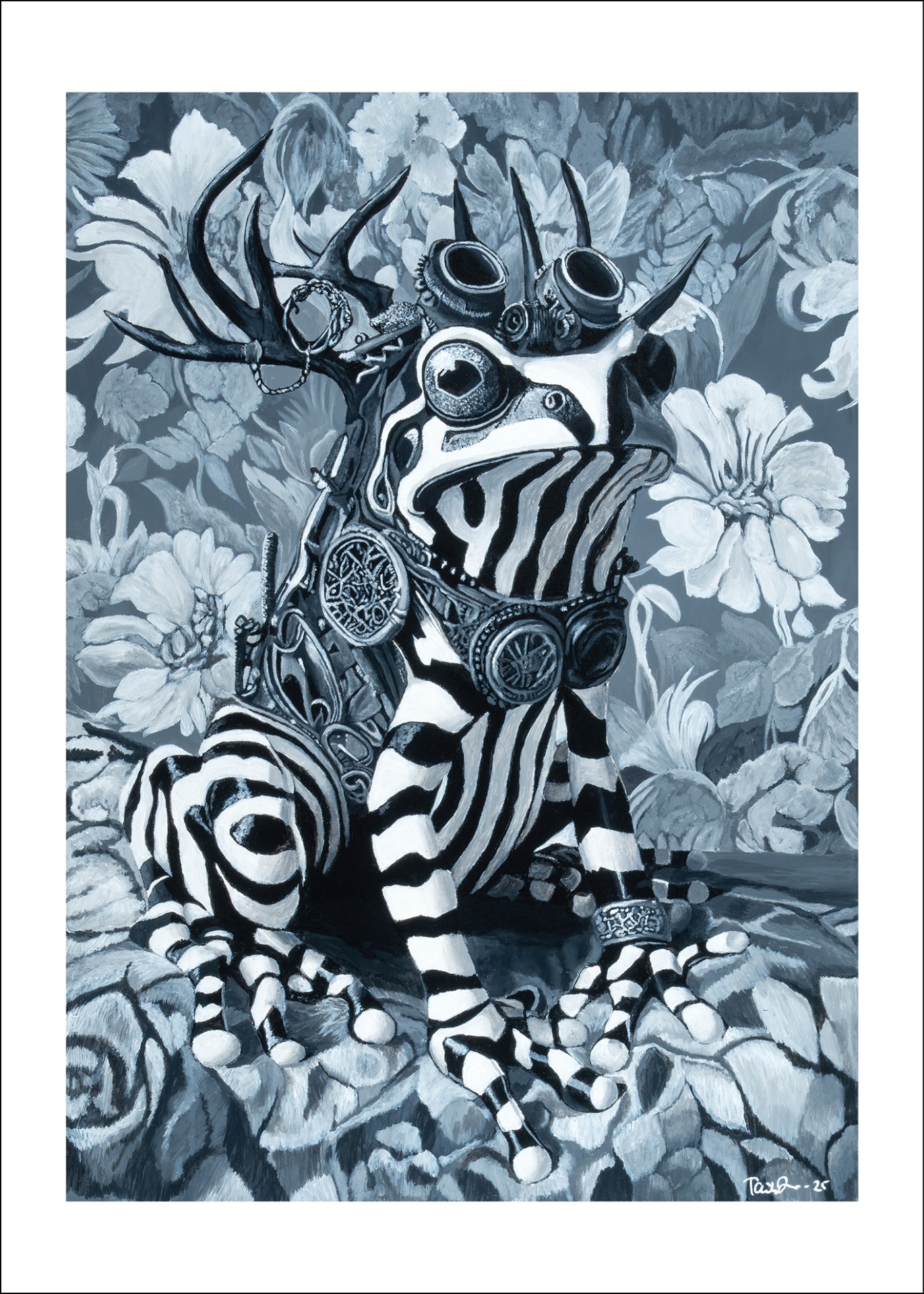 Imagiarium-juliste Tuure 50x70cm. Valkoinen reunus helpottaa kehystämistä.