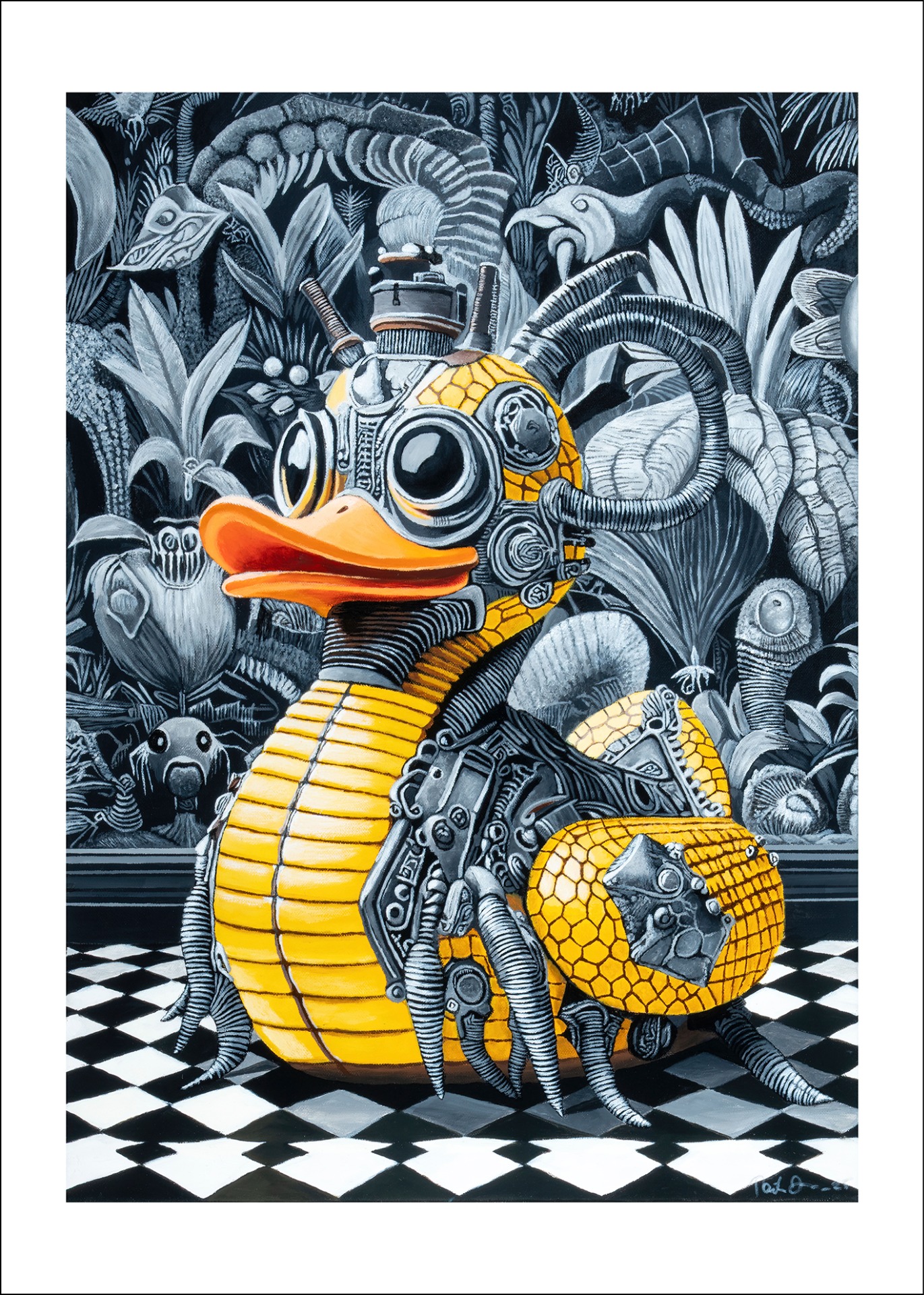 Imagiarium-juliste Visa 50x70cm. Valkoinen reunus helpottaa kehystämistä.