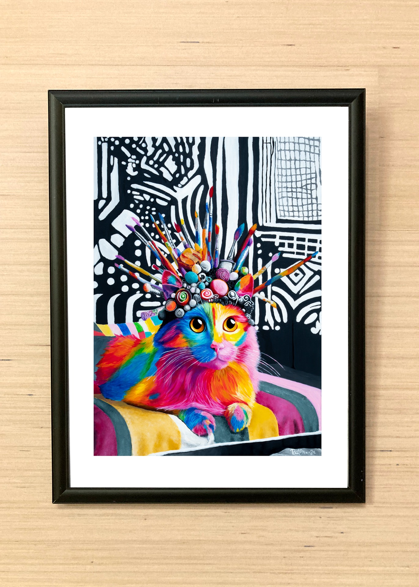 Imagiarium-juliste Fanni 30x40cm. Juliste myydään ilman kehystä.