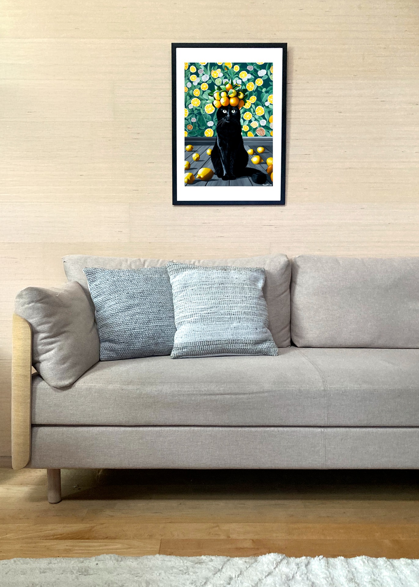 Imagiarium-juliste Frida 50x70cm seinällä. Juliste myydään ilman kehystä.