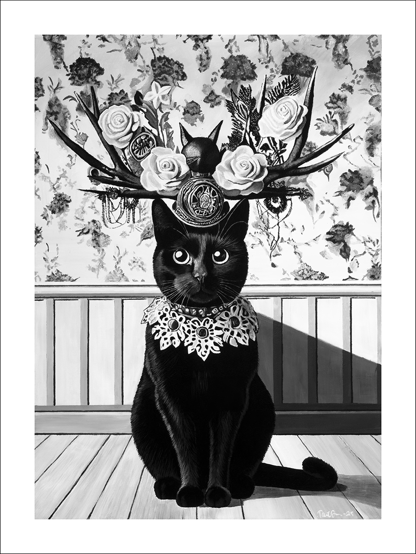 Imagiarium-juliste Iiris 30x40cm. Valkoinen reunus helpottaa kehystämistä.