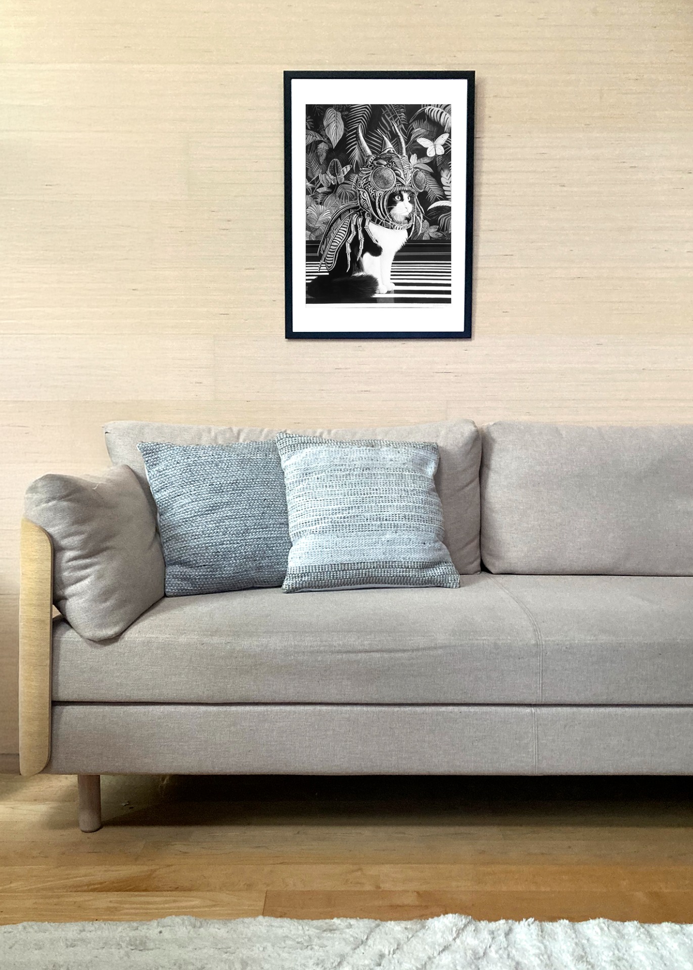 Imagiarium-juliste Ingrid 50x70cm seinällä. Juliste myydään ilman kehystä.