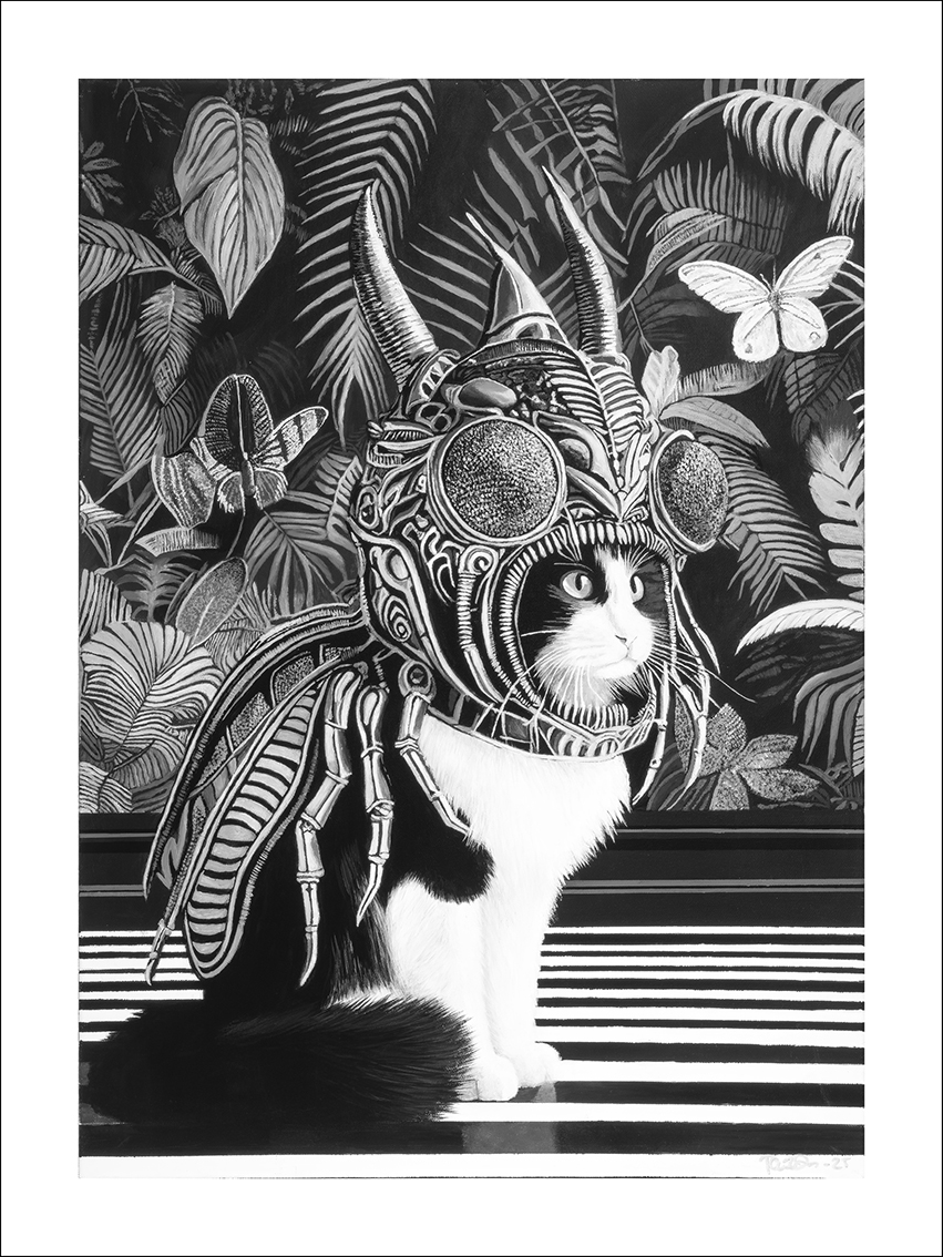 Imagiarium-juliste Ingrid 30x40cm. Valkoinen reunus helpottaa kehystämistä.