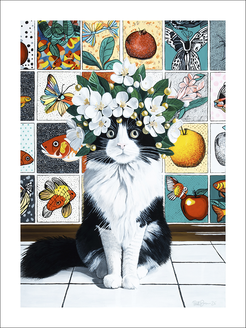 Imagiarium-juliste Kaino 30x40cm. Valkoinen reunus helpottaa kehystämistä.