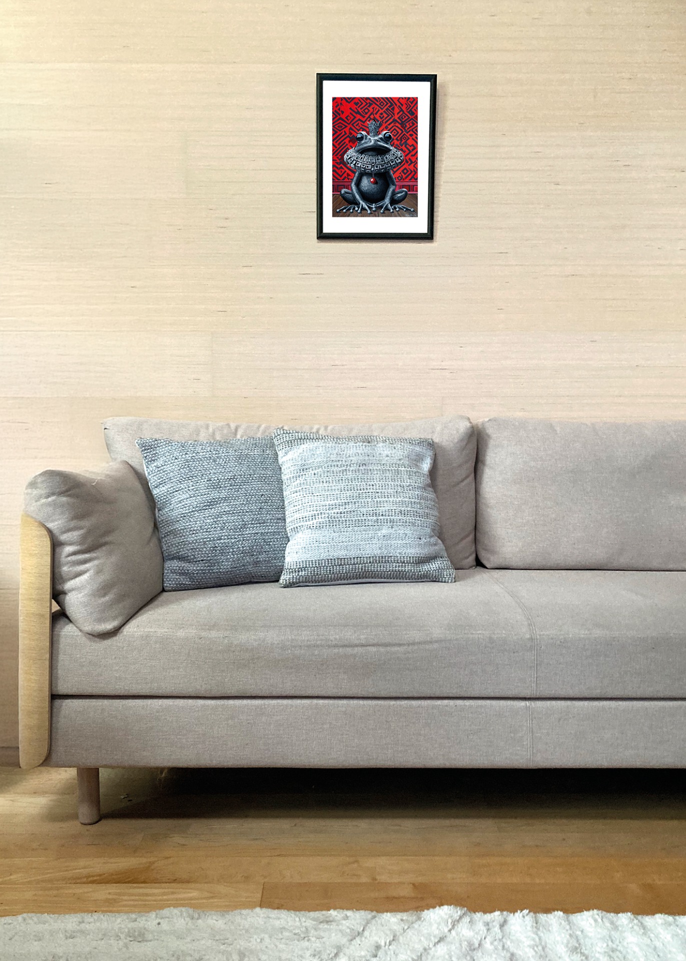 Imagiarium-juliste Marko 30x40cm seinällä. Juliste myydään ilman kehystä.