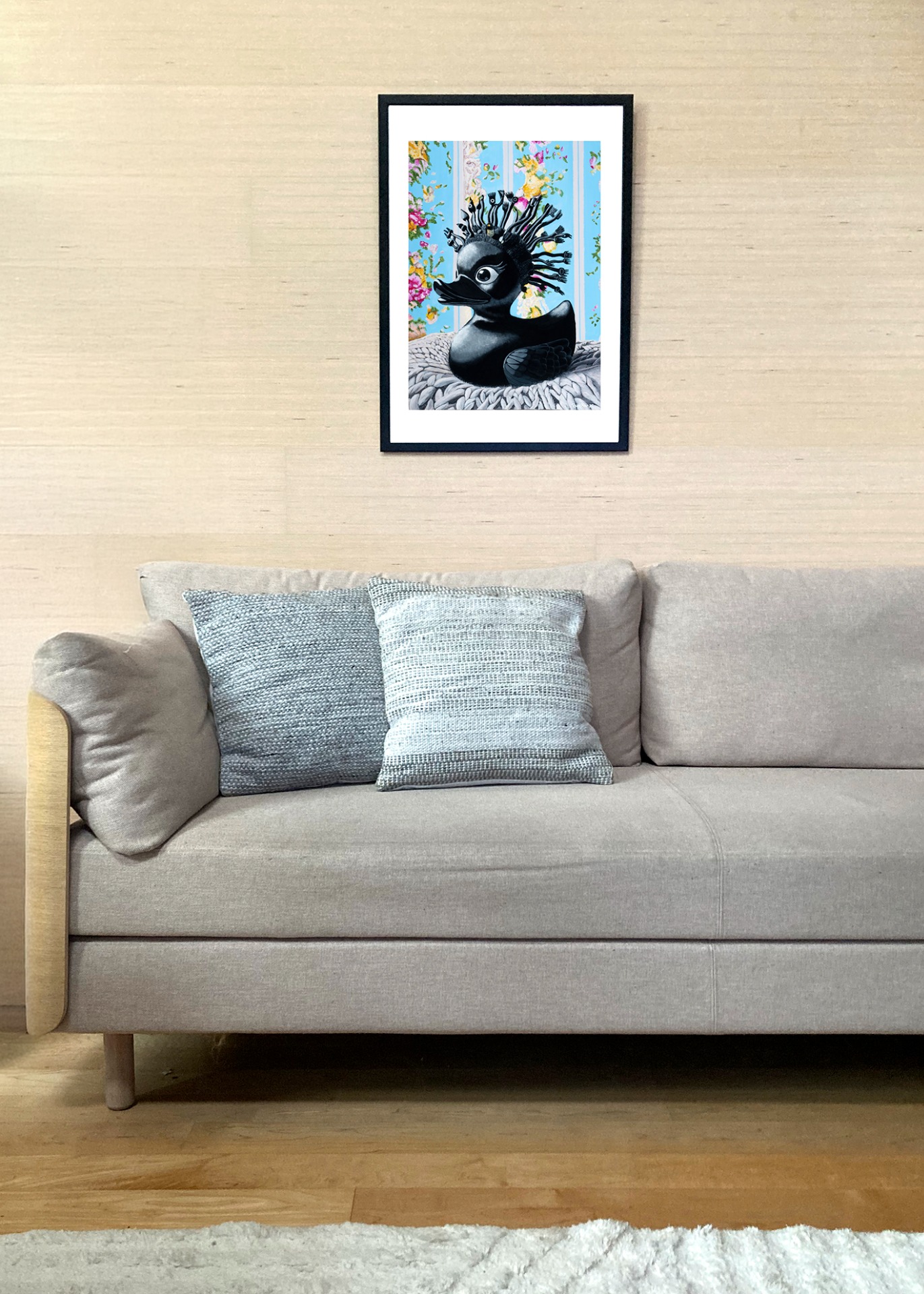 Imagiarium-juliste Mette 50x70cm seinällä. Juliste myydään ilman kehystä.