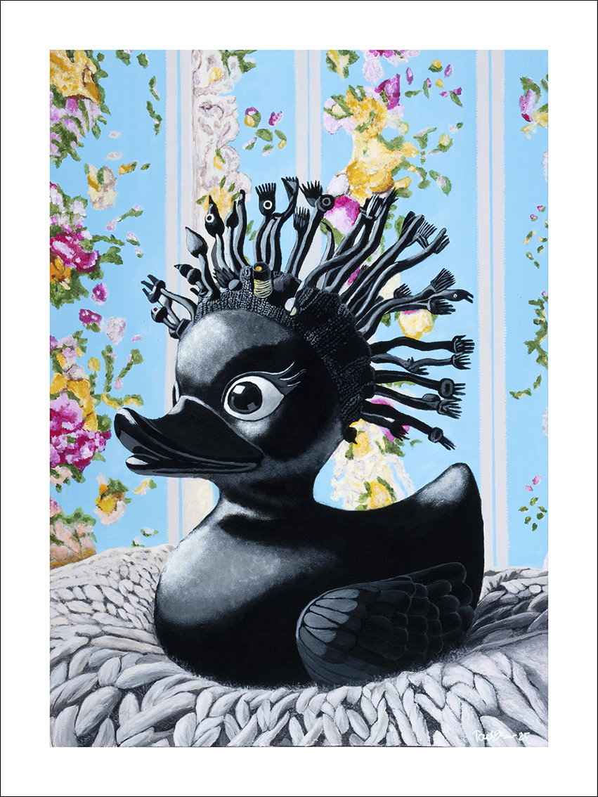 Imagiarium-juliste Mette 30x40cm. Valkoinen reunus helpottaa kehystämistä.