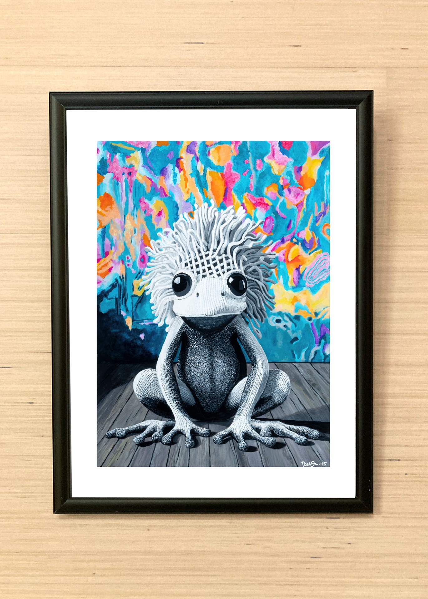 Imagiarium-juliste Pessi 30x40cm. Juliste myydään ilman kehystä.