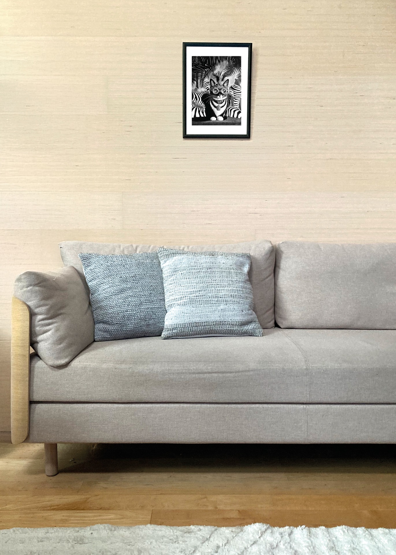 Imagiarium-juliste Silja 30x40cm seinällä. Juliste myydään ilman kehystä.