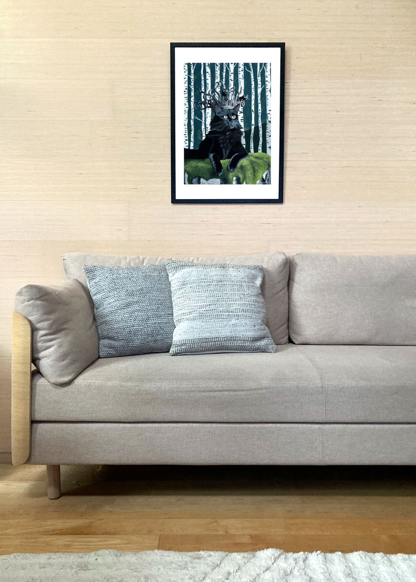 Imagiarium-juliste Terho 50x70cm seinällä. Juliste myydään ilman kehystä.