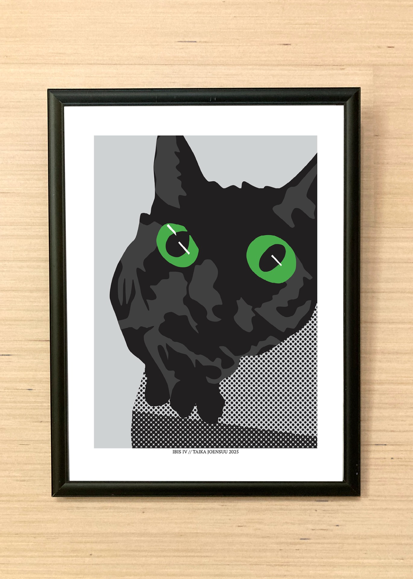 Kissan hetkiä-juliste Ibis IV 30x40cm. Juliste myydään ilman kehystä.