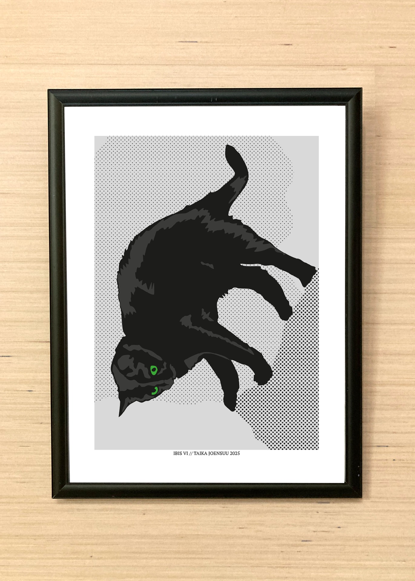 Kissan hetkiä-juliste Ibis VI 30x40cm. Juliste myydään ilman kehystä.