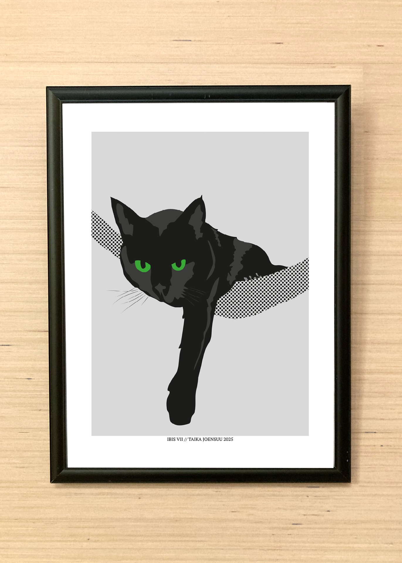 Kissan hetkiä-juliste Ibis VII 30x40cm. Juliste myydään ilman kehystä.